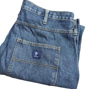 RK Brand Men's Denim Carpenter Jeans 38x34 Blue Cotton Workwear Pants